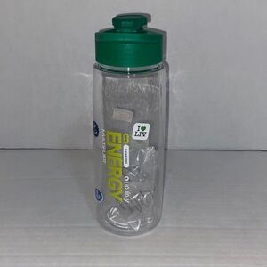 Liquid IV Energy Multiplier Green Blender Bottle New
